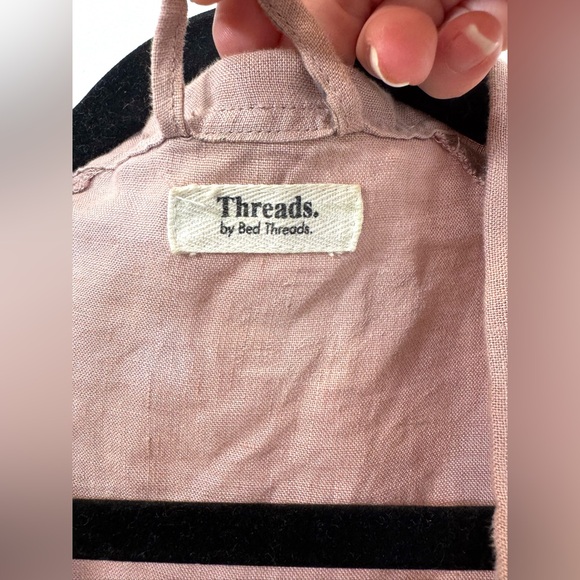 Threads by Bed Threads Cabana Flax Linen Robe - Picture 3 of 5